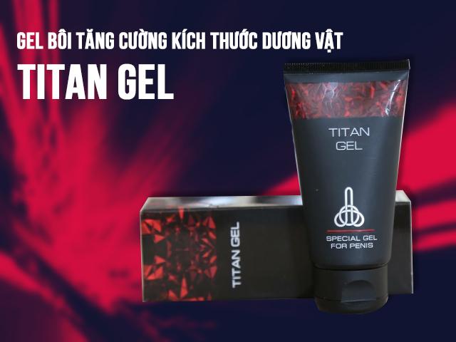 Gel bôi trơn tăng kích thước - Titan - Chai 50ml