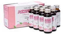 Collagen De Happy 10000mg chống lão hoá Nhật Bản (Hộp 10 chai x 50ml)