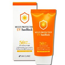 Kem chống nắng 3W Clinic Multi Protection UV SunBlock SPF50 PA+++ Hàn Quốc 70ml