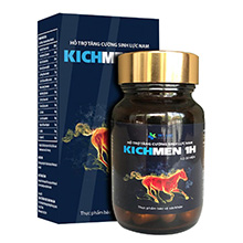 Kichmen 1h - Tăng cường sinh lực đàn ông (combo 2 hộp x 30 viên/hộp)