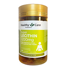 Mầm đậu nành Super Lecithin 1200mg Healthy Care Úc 100 viên