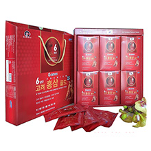 Nước Uống Hồng Sâm 6 Năm Tuổi Red Ginseng Premium Gold Hàn Quốc (70 ml x 30 gói)