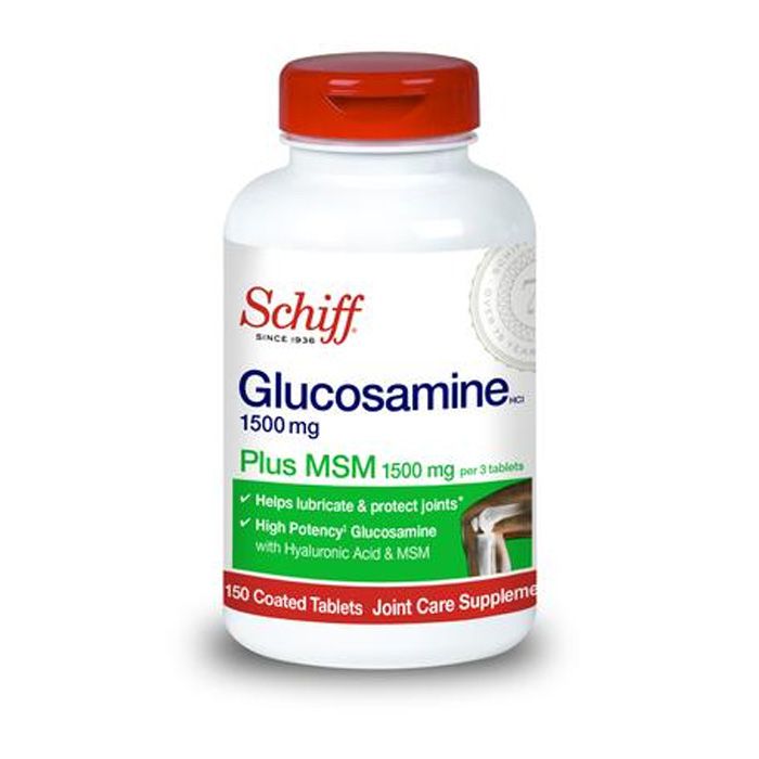 Viên bổ khớp Schiff Glucosamine 1500mg Plus MSM hộp 150 viên Mỹ